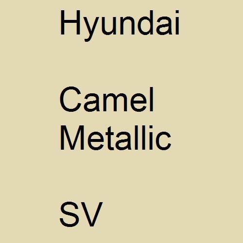 Hyundai, Camel Metallic, SV.